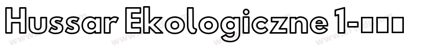 Hussar Ekologiczne 1字体转换